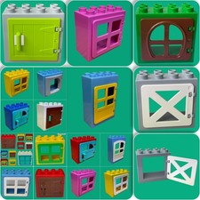 LEGO Duplo Fenster und Türen für Puppenhaus Haus Bauernhof Reiterhof # D/7