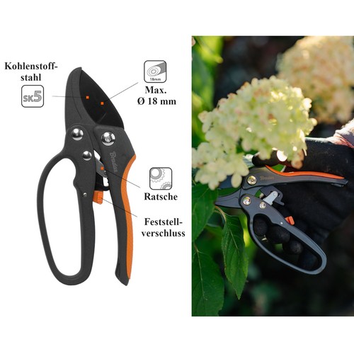 Gartenschere amboss mit - amboss,