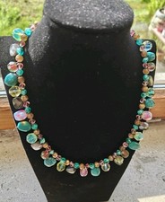 Exklusive Kette von Langani  by Naturmoden Peter Hahn mit vielen Anhängern