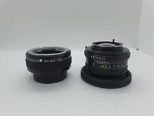 Minolta MD Rokkor 50 mm 50mm 1.7 1:1.7 mit KENKO 2XMX TELEPLUS MC4