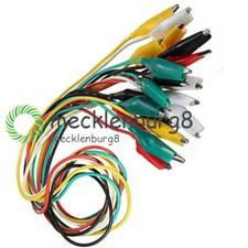 10Stks Alligator Test Leads