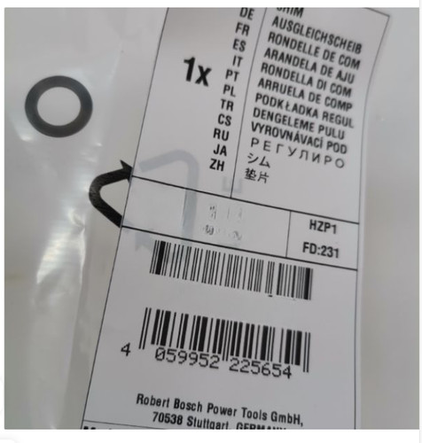Shim für bosch - mm, saw