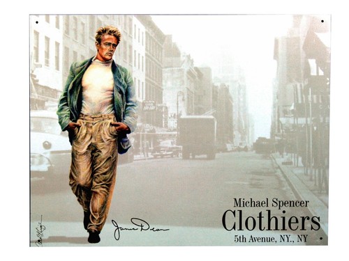 Schild james dean 50er kino - schild,