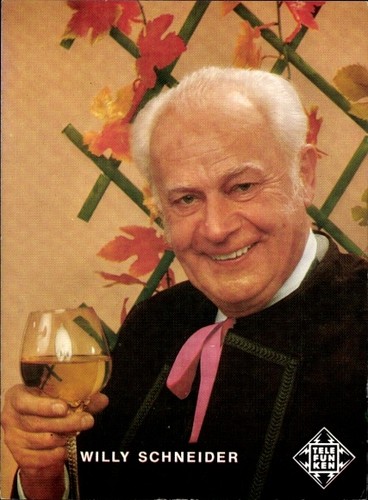 Sänger willy schneider - ak,