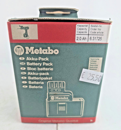 F0828 original metabo - metabo, 7,2v