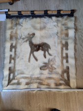 Reh Fell / Wandbehang / Wandteppich