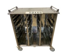 Edelstahl Abräumwagen