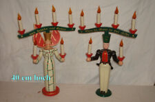 alter Engel Bergmann Seiffen mit Beleuchtung  ca 1970 Erzgebirge 40 cm