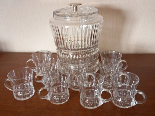 Bowle service kristall - bowle,
