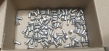 100 A2-Nieten 4,0 mm x 10,0 mm, 100 Edelstahl-Nieten 4x10 Senknieten, DIN 661