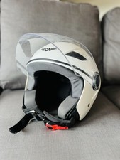 Moto Helmets U52 Jet Helmet "Matt White" ECE 22.05 Motorcycle Helmet XS (53-54)