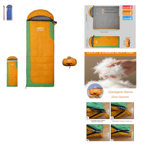 Daunen deckenschlafsack 4 - deckenschlafsack, 3-4