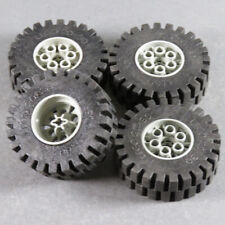 LEGO® Technic Reifen Räder 4x Rad 20 x 30 Schwarz Felge alt-hell Grau 4266c02 /A
