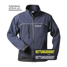 RETTUNGSDIENST Softshell Jacke