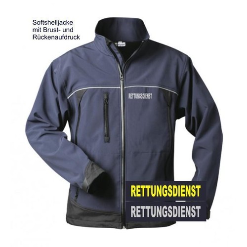 Rettungsdienst softshell jacke - softshell,