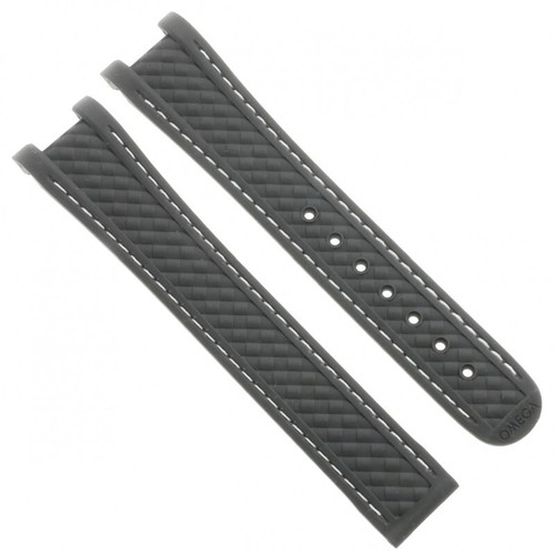 Omega uhrenarmband gummi - omega, grau