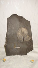 Standuhr, Schieferplatte mit