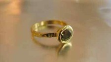 Turmalin ring 14k gelbgold - turmalin,