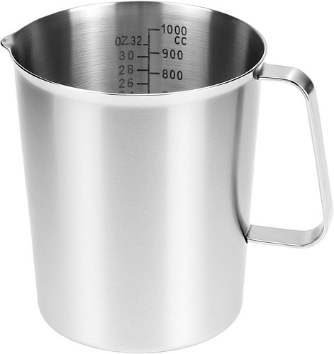 Edelstahl messbecher 1000ml - messbecher,