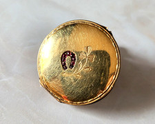 Vintage Medaillon vergoldet