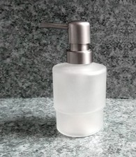 Ersatz Seifenspender für Serie Kosmos und Mezzo TEC / Haceka/  satiniertem Glas 