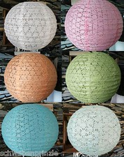 Lochmuster Lampenschirm Rund