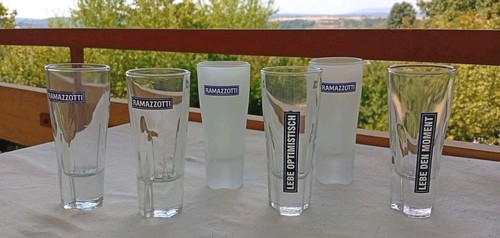 Originale ramazzotti gläser - 6,