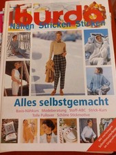 Burda Nähen Stricken  Sticken Alles selbstgemacht 