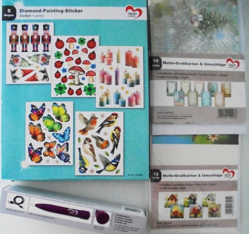 Diamond painting sticker - diamond, set