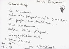 Tsangaris, Project 1001