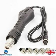 Heißluftpistole Griff BGA Rework 8 Löcher Lötgebläse Hitze Lötstation 858