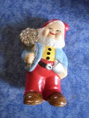 Gartenzwerg 13cm hoch aus - gartenzwerg,