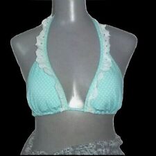 NEU * EUR M * Hunkemöller * Neckholder Push up Bikini Oberteil *Mintgrün Weiß