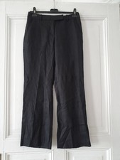 Damen leinenhose schwarz 100 - damen, leinenhose,