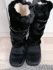 Damen stiefel echt fell - echt, fell,