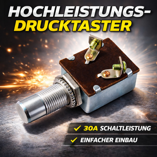 Hochstrom kfz drucktaster - kfz, 30a