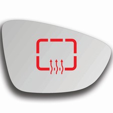 Spiegelglas Rechts Beheizbar für Volkswagen Passat Alltrack 2010 - 2015