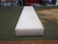 1 Kunststoff flach 80 x 25mm POM-C L 355mm weiss massiv NeuA