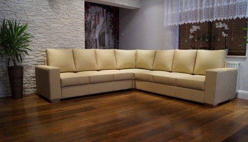 Echtleder ecksofa mit - ecksofa,