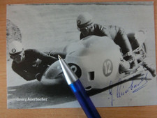 Georg Auerbacher-BMW Gespann,verstorben 2007,Originalautogramm,rar,D-118