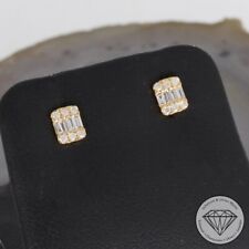Wert 490 € Brillant Diamant Ohrringe in 750 18 Karat Gelb Gold