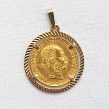 1 Dukat Goldmünze 1915 in 585