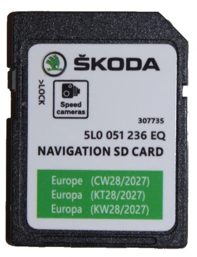Neuste karte für skoda - karte, sd