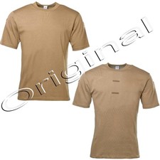 ORIGINAL BUNDESWEHR T-SHIRTS TROPEN BW T-SHIRT KHAKI JAGD UNTERHEMD ARBEITSHEMD