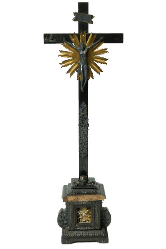 Altes reliquien holzkreuz holz - altes,