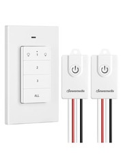 DEWENWILS Funkschalter mit Fernbedienung,Keine Verkabelung Erforderlich, 3000W