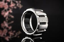 Chaumet Ring Class One Schwarze Einlage und Diamanten in 750er Weißgold Schmuck