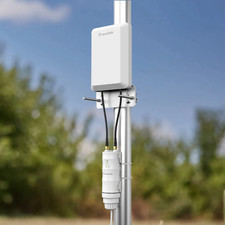 300Mbit/s WLAN Verstärker Repeater Access Point Outdoor 2x 11dBi Antennen PoE