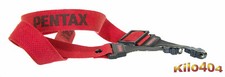 Pentax Kameragurt ✯ Neck Strap ✯ Für SLR + DSLR Kameras ✯ Verstellbar ✯ Rot ✯
