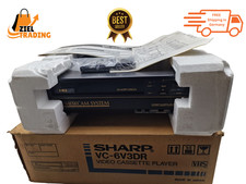 Sharp VC-6V3DR VHS Videorekorder VCR PAL MESECAM HQ 220V Japan mit Fernbedienung